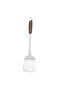 Stainless Steel Slotted Turner with Wooden Handle, DC2149 - 2