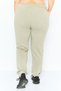 Women Sportswear Fit Embroidered Outdoor Sweatpants, Sage Green - 3