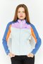 Women Sportswear Fit Long Sleeve Outdoor Jacket, Blue