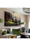 Landscape Painting (House Scenery by the River) Canvas Painting
