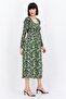 Women Printed Maxi Party Dress, Black - 4