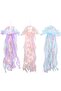 3pcs Jellyfish Hanging Decor,Glitter Iridescent LED Hanging Light Kit,Under The Sea Mermaid Party