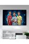 Modern Football Star Ronaldo Messi Neymar Canvas Art
