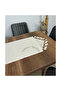 Handmade Lace Tasseled Runner Cover, Monika Linen Coffee Table Table Top Cover 45X150 - 6