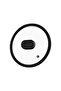 20 cm Silicone Edged Heat Resistant Steam Hole Pot Lid Universal Replacement Lid Black - 3