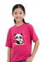 Panda Printed Girls' Short Sleeve T-Shirt - 2