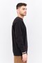 Men Sportswear Fit Long Sleeve Brand Logo Sweatshirt, Black - 2