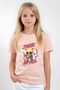 Be Cute Printed Girls' Short Sleeve T-Shirt