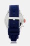 Men 2011154 Rubber Strap Watch 40 mm, Navy - 5