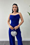 Atlas fabric back detailed jumpsuit - sax blue - 2