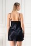 Women's Guipure Lace Detailed Satin Dowry Double Nightgown Dressing Gown Set - 6