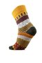 Soft and warm structure wool socks for daily use colorful - 2