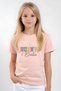 Bunny Printed Girls' Short Sleeve T-Shirt