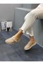 Diva Beige Leather Women's Casual Slippers