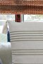 Buldan Woven Tasseled Bohemian Design 100% Cotton 45X45Cm Throw Pillow Cover Cream - 3