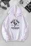Unisex Women Men Muay Thai Printed Hooded Basic Sweatshirt