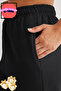 Bol Kalıp Sweatpants Baggy Sweatpants Jogger Black - 4