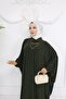 فستان حجاب طويل بأزرار وياقة نسائية - 4