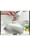 Stainless Steel 30X40 cm Single Side Bent Protective Countertop Cutting Board for Kitchen - 4