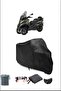 Black Piaggio Mp3 350 Waterproof Proof