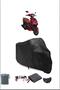 Black Yuki Yb50Qt-3 Casper Waterproof Durable Motorcycle Cover