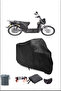 Black Yuki Yk-22 Wind Waterproof Durable Motorcycle Cover