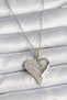 Silver Color Chain Broken Heart Women's Necklace (316L Steel) - 2