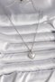 316L Steel Silver Color Chain 3D Pearl Heart Model Women's Necklace - 2
