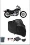 Black Lock Compatible Motorcycle Tarpaulin for Yamaha Virago Xv 535, Safe, Waterproof