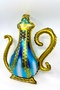 Sherbet Ramadan Foil Balloon Shiny 43X50 cm Turquoise Gold Welcome Sherbet Islamic Jug Ornament - 5
