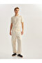 Polo V-Neck Textured Short Sleeve Knitwear T-Shirt - 2