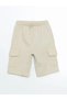 Lcw Kids Anthracite Crew Neck Printed Boys T-Shirts and Shorts 2-Piece - 3