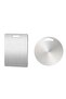 Stainless Steel Cutting Board - Set of 2 (25X25-24X34 cm), 2 Pcs High-End Quality - 2