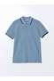Lcwaikiki Classic Polo Collar Short Sleeve Patterned Pique Men's T-Shirt (S5) - 5