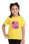 M 28 Printed Girls' Short Sleeve T-Shirt - 2