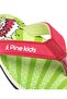 حذاء Pine Kids Flip Flops بطبعة نصية - أخضر وأحمر - 7