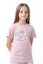 Positive Good Printed Girls' Short Sleeve T-Shirt - 2