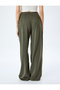 High Waist Pleated Comfortable Fit Wide Leg Pants - 4