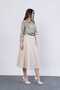 Women's Bell Model Non-Inner Balloon Skirt Puff Scuba Flared Flywheel Skirt - 4