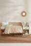 Baby 100% cotton lily baby blanket ecru - 3