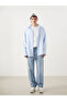 Xside Regular Fit Long Sleeve Striped Linen Blend Men's Shirt (S5) - 2