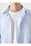 Xside Regular Fit Long Sleeve Striped Linen Blend Men's Shirt (S5) - 3