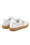 Casual Women's / Girls' Sneaker White-Silver (John May) - 4