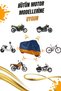 Motorcycle Snow Water Wind Heat Proof Parachute Fabric 4 Seasons Tarpaulin for 50-350Cc Fits All Models