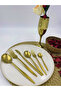 Dmr Life Venezia Matte Gold 36 Piece Cutlery Set 18/10