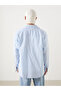 Xside Regular Fit Long Sleeve Striped Linen Blend Men's Shirt (S5) - 4