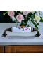 Furniture Kitchen Drawer Cabinet Door Cabinet Handle Handle Real Porcelain Handles White (96Mm-9.6Cm) - 4