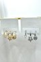 Women's Earrings Imported Special Series 3 Star Charm Small Zircon Heart Stone Non Tarnish Earrings - 2