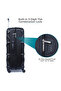 MATRIX 3 Pieces Hard Side Luggage Set - Black - 5