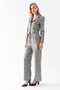 Women's Plaid High Waist Elastic Waist Pants, Relaxed Fit Wide Leg High Quality Lycra Pants